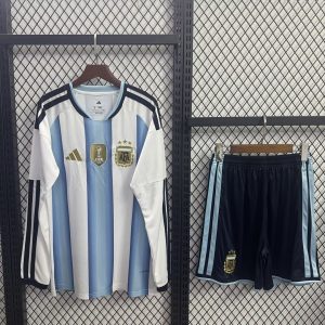 Argentina 2026 World Cup Home Kids Jersey (Long Sleeve)