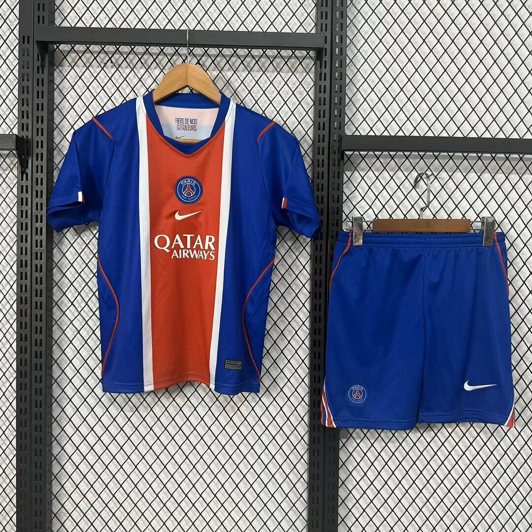 2026/27 PSG Home Soccer Kids Kit (Jersey + Shorts)