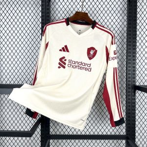 Liverpool 2025/26 Away Jersey (Fan Version, Long Sleeve)