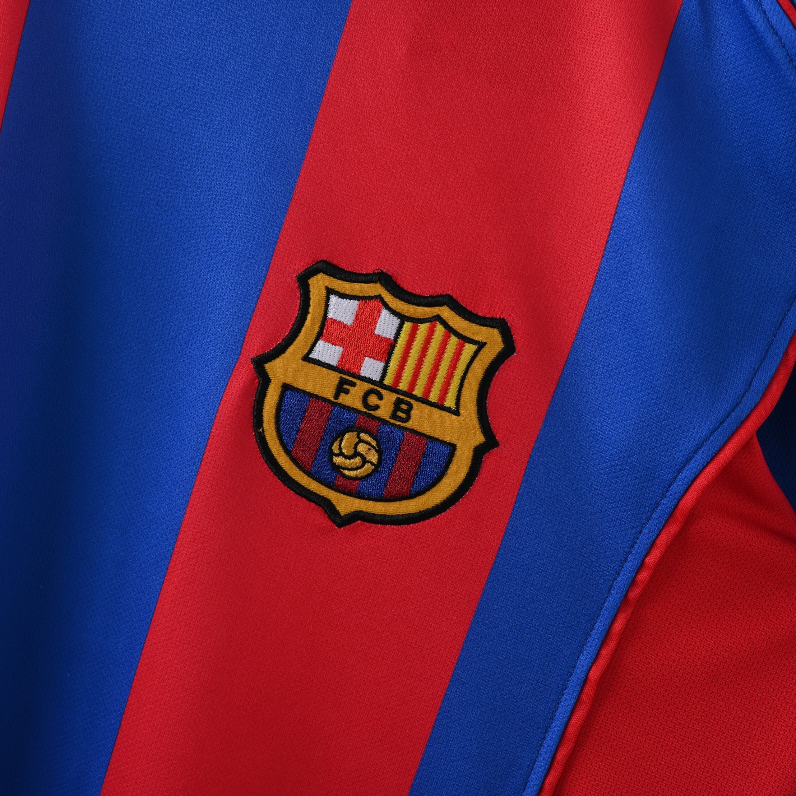 Barcelona 2004/05 Home Retro Jersey (Fan Version) - Image 5