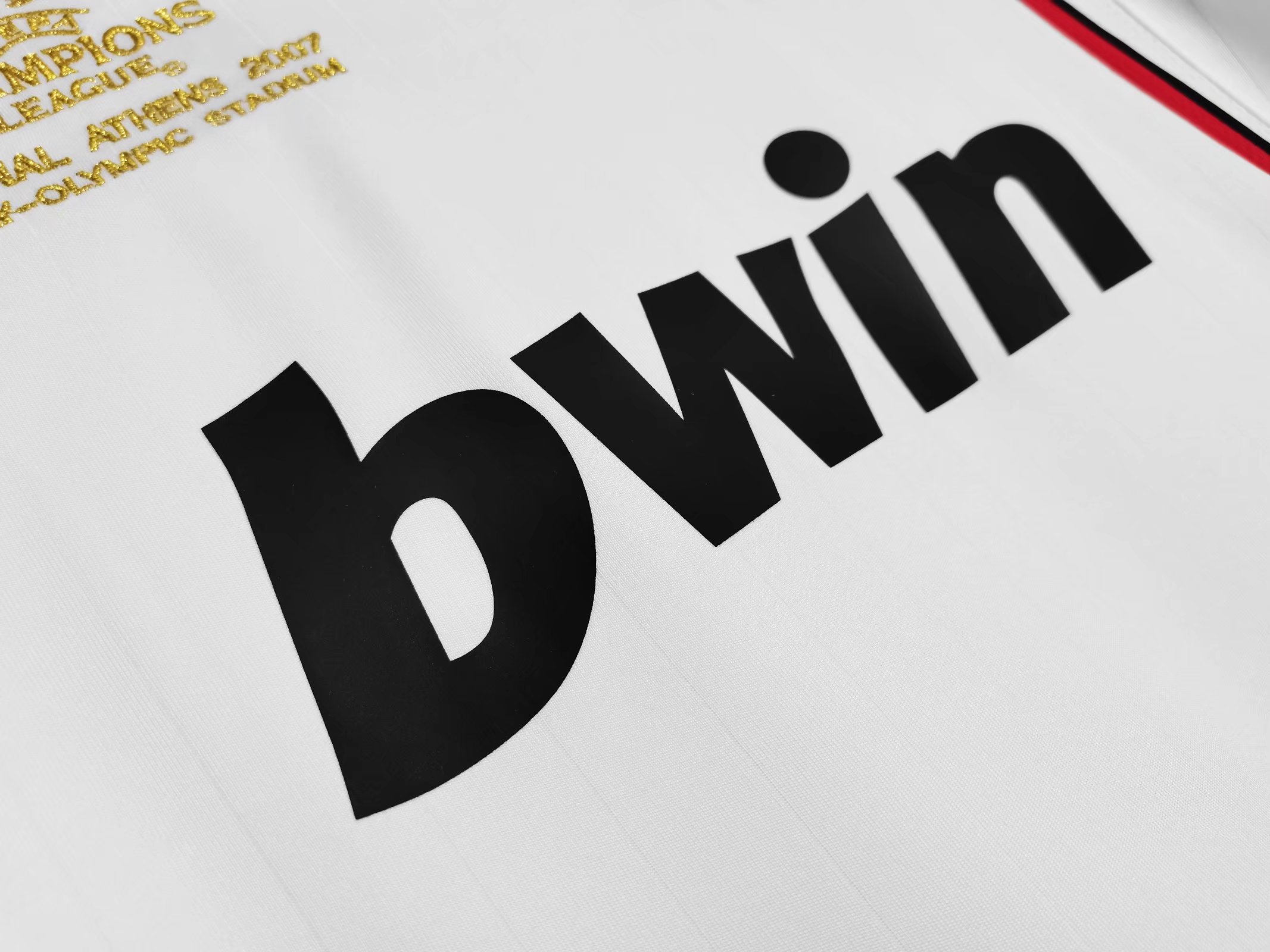 AC Milan 2006/07 Champions League Away Retro Jersey (Fan Version, Long Sleeve) - Image 4