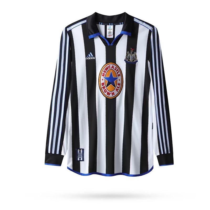 Newcastle United 1999/00 Home Retro Jersey (Long Sleeve)