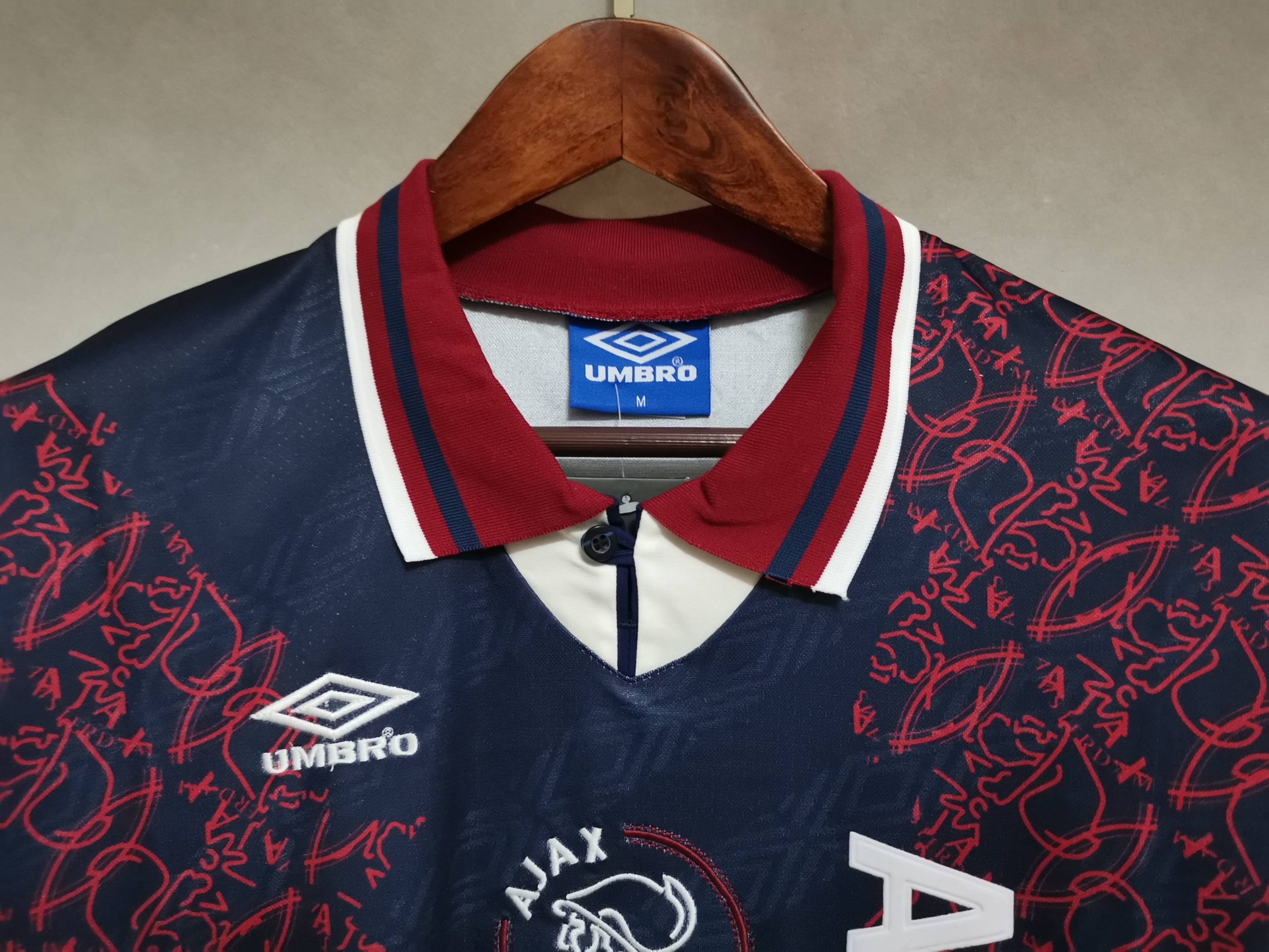 Ajax 1994/95 Away Retro Jersey (Fan Version, Long Sleeve) - Image 2