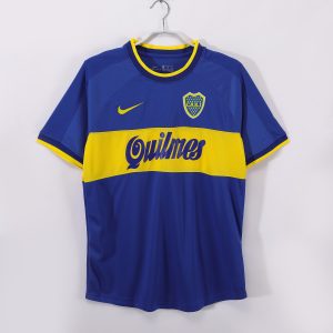 Boca Juniors 2000/01 Home Retro Jersey (Fan Version)
