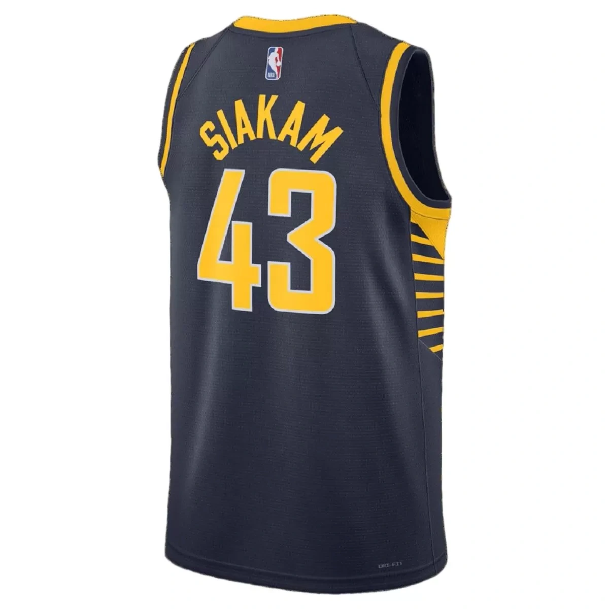 Indiana Pacers Pascal Siakam #43 Navy Swingman Jersey - Icon Edition - Image 3
