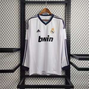 Real Madrid 2012/13 Home Retro Jersey (Fan Version, Long Sleeve)
