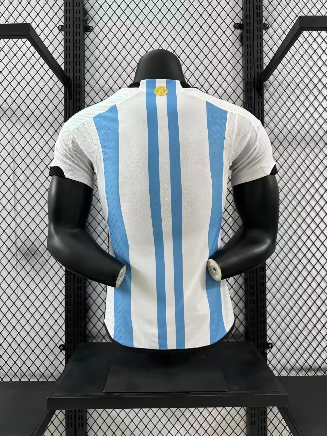 2022 Argentina World Cup Home 3-Star Retro Jersey Player Version - Image 2