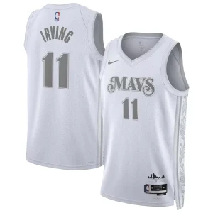 Dallas Mavericks Kyrie Irving #11 White Swingman Jersey - City Edition