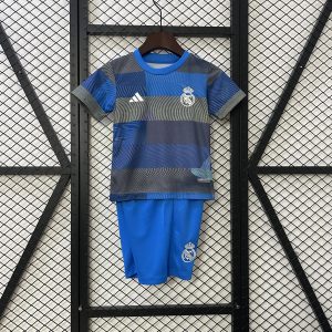 2025/26 Real Madrid Training Uniform Kids Jersey Fan Version