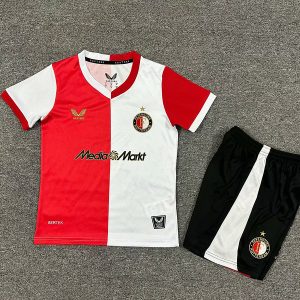 Feyenoord 2025/26 Home Kids Kit