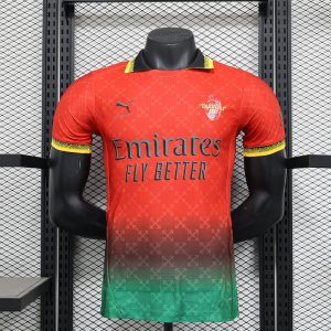 2025/26 AC Milan Red and Green Special Jersey Player Version