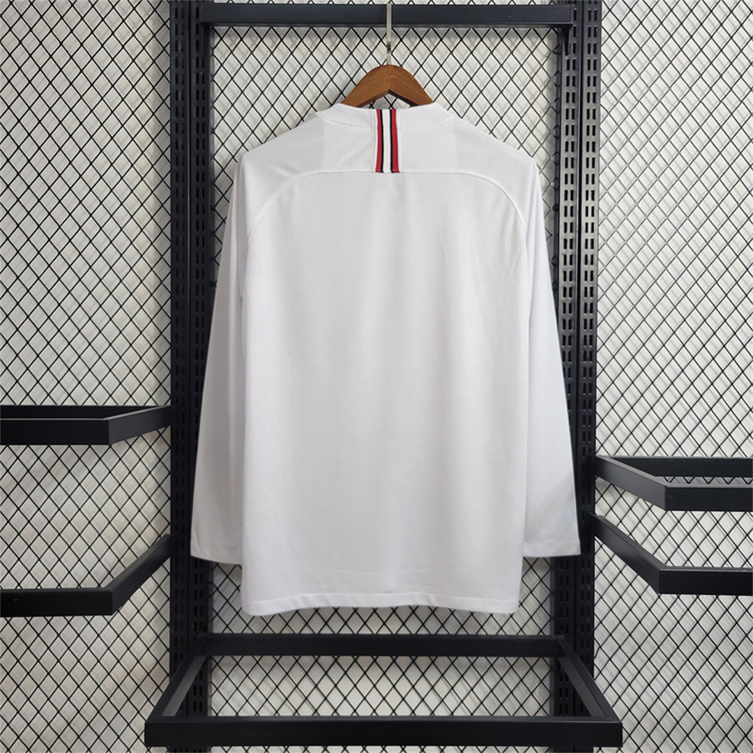 2018/19 PSG Away Retro Jersey Fan Version Long Sleeve - Image 2