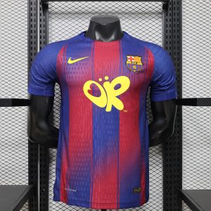 2025/26 Barcelona Home Olivia Rodrigo Special Jersey Player Version