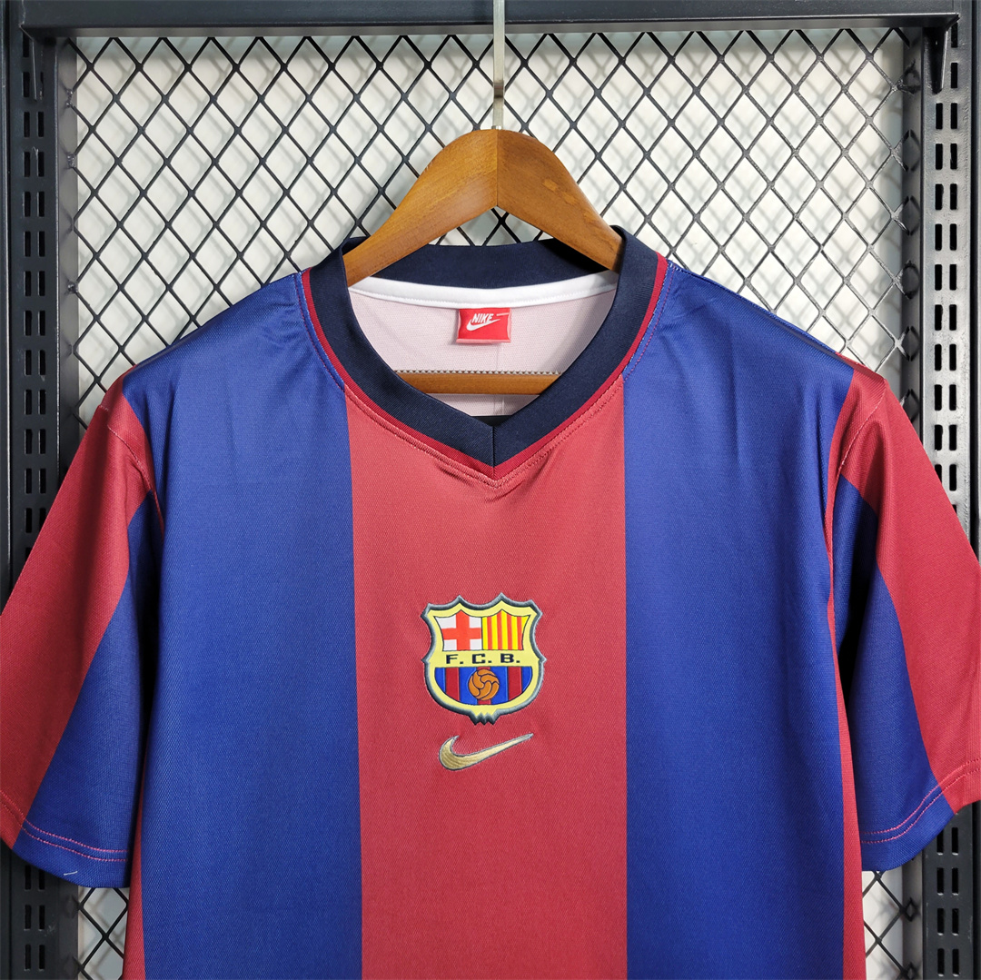 Barcelona 1998/99 Home Retro Jersey - Image 4