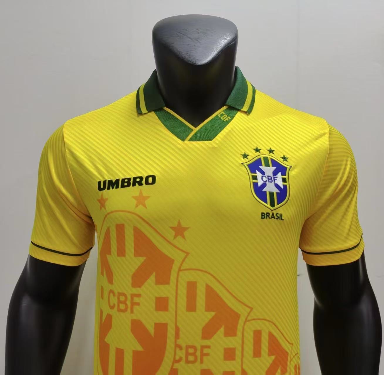 Brazil 1996 Home Retro Jersey (Fan Version) - Image 5
