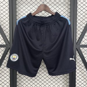 2025/26 Manchester City Black Shorts