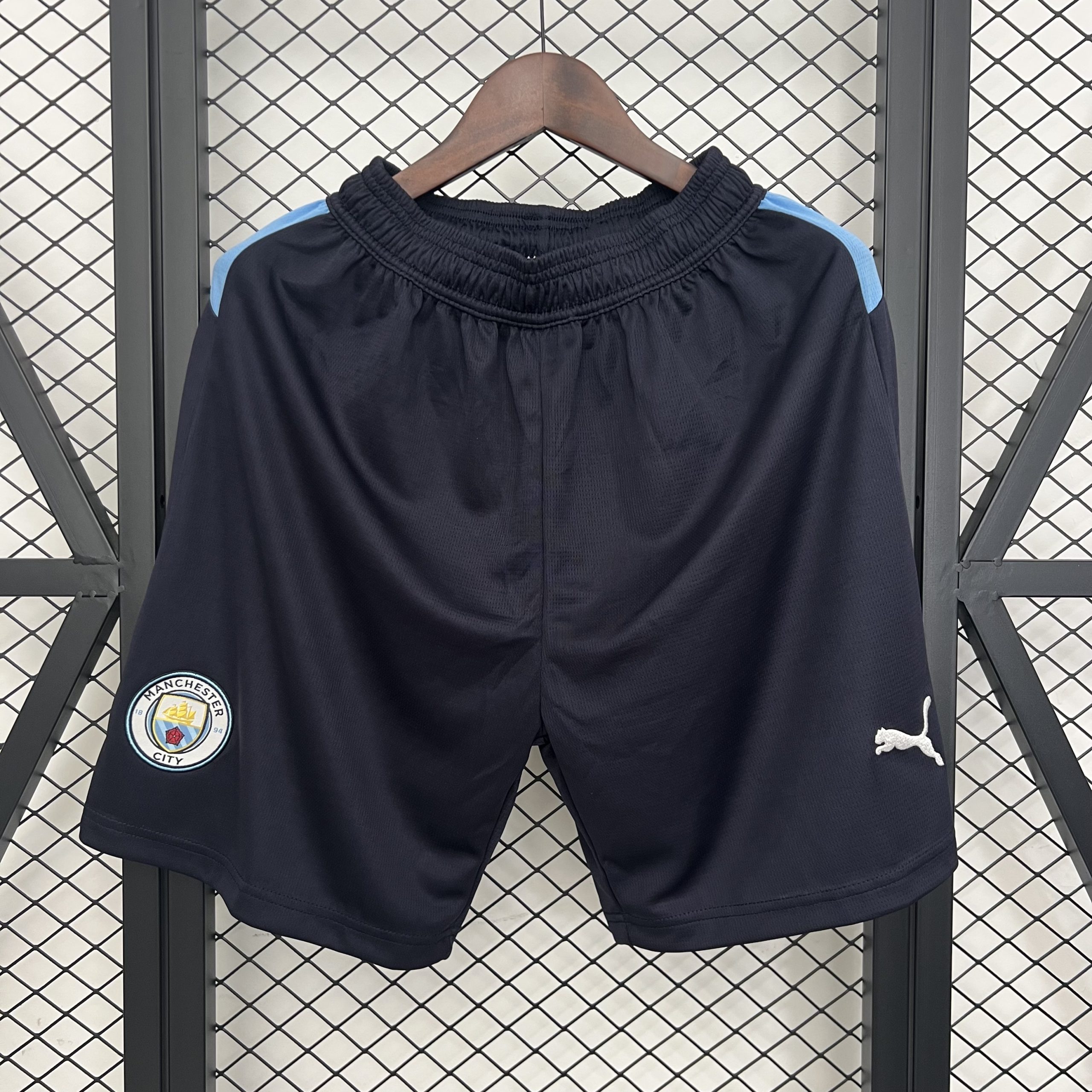 2025/26 Manchester City Black Shorts