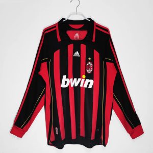 AC Milan 2006/07 Home Retro Jersey (Fan Version, Long Sleeve)