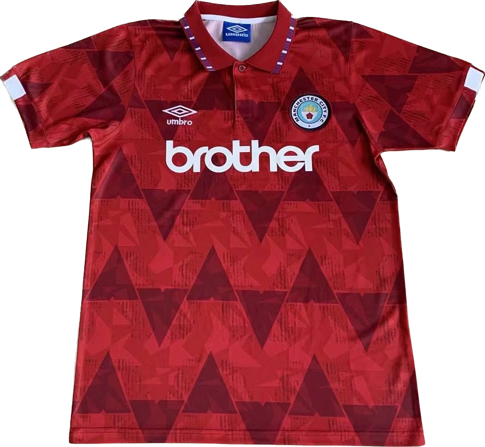 Manchester City 1990/92 Away Retro Jersey (Fan Version)