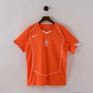 Netherlands 2004 Euro Home Retro Jersey (Fan Version)