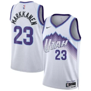 Utah Jazz Lauri Markkanen #23 White Swingman Jersey - Association Edition