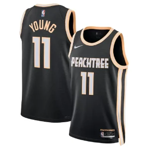 Atlanta Hawks Trae Young #11 Black Swingman Jersey 2025/26 - City Edition