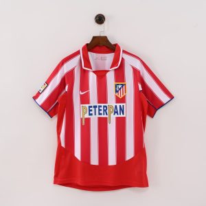 Atletico Madrid 2003/04 Home Retro Jersey (Fan Version)