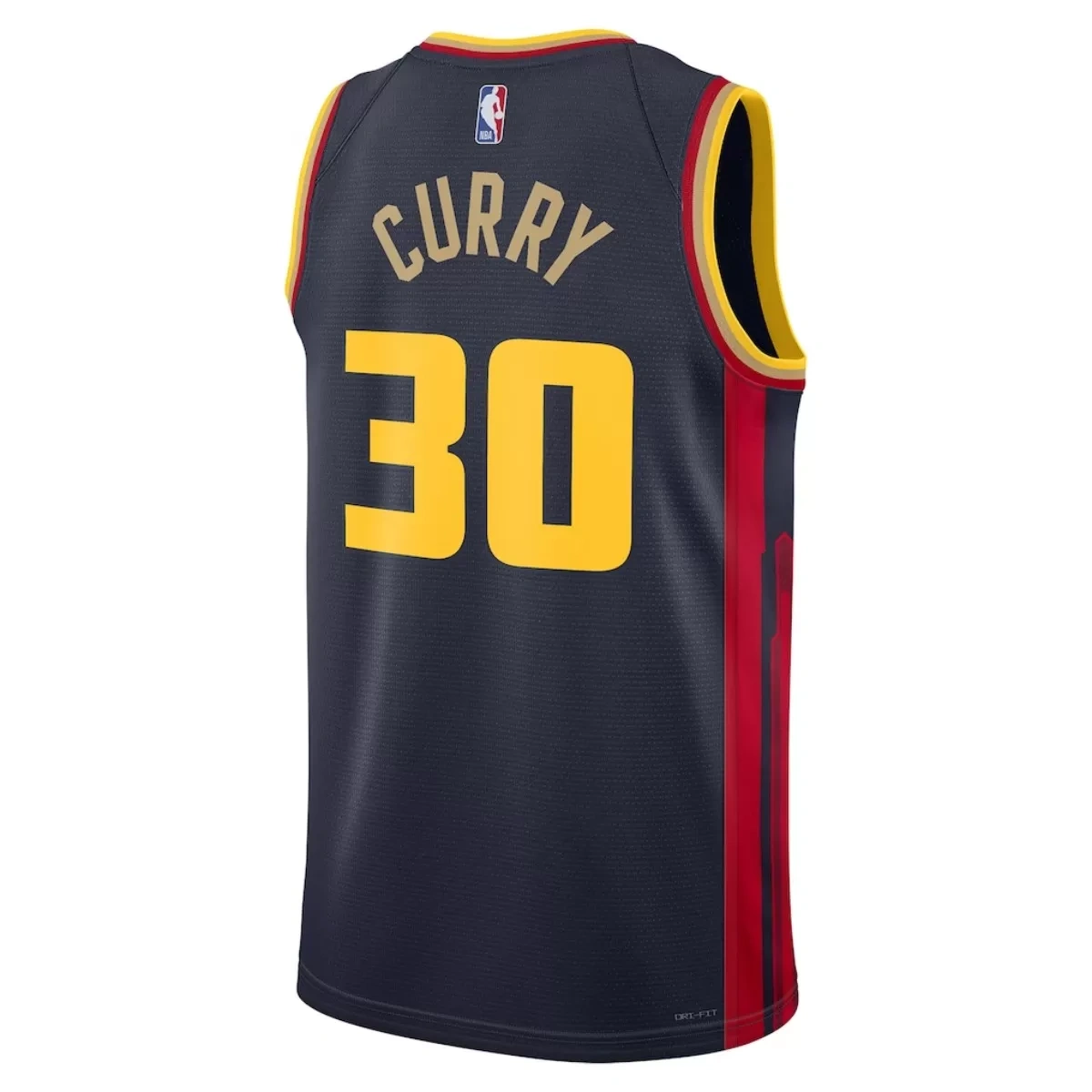 Golden State Warriors Stephen Curry #30 Navy Swingman Jersey - City Edition - Image 2