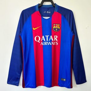 Barcelona 2016/17 Home Retro Jersey (Long Sleeve)
