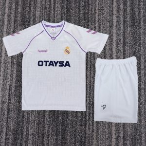 Real Madrid 1990/92 Home Kids Kit