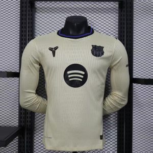 Barcelona 2025/26 Away Jersey (Player Version, Long Sleeve)