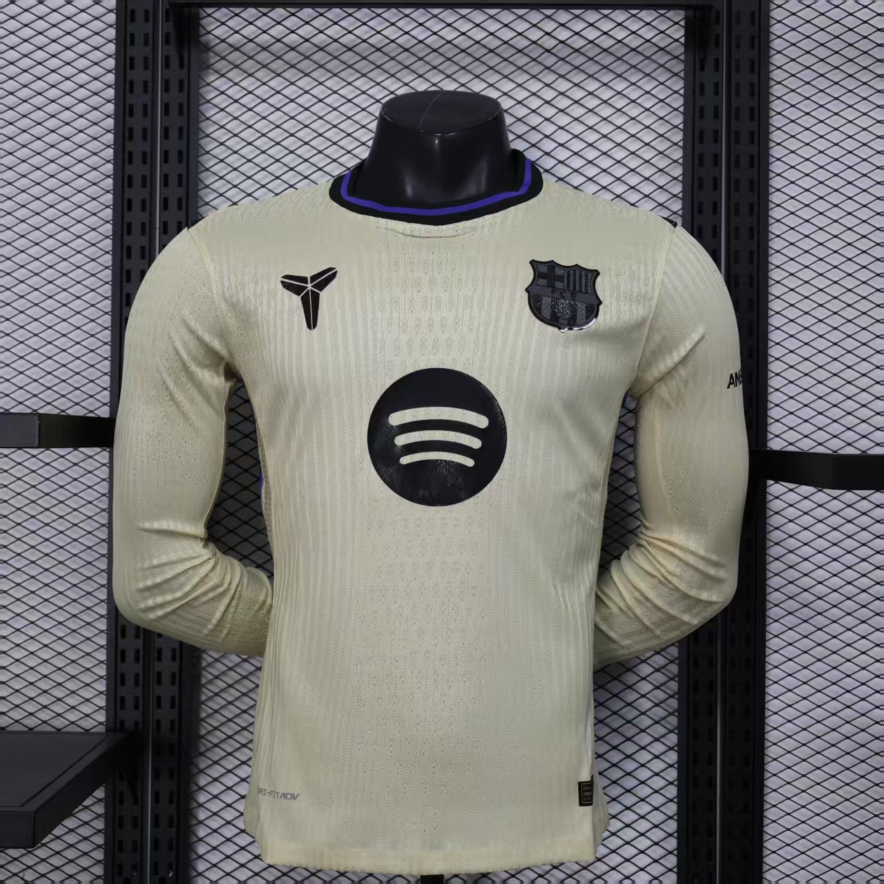 Barcelona 2025/26 Away Jersey (Player Version, Long Sleeve)