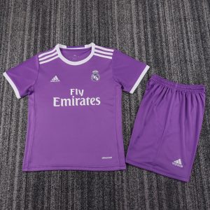 Real Madrid 2016/17 Away Kids Kit