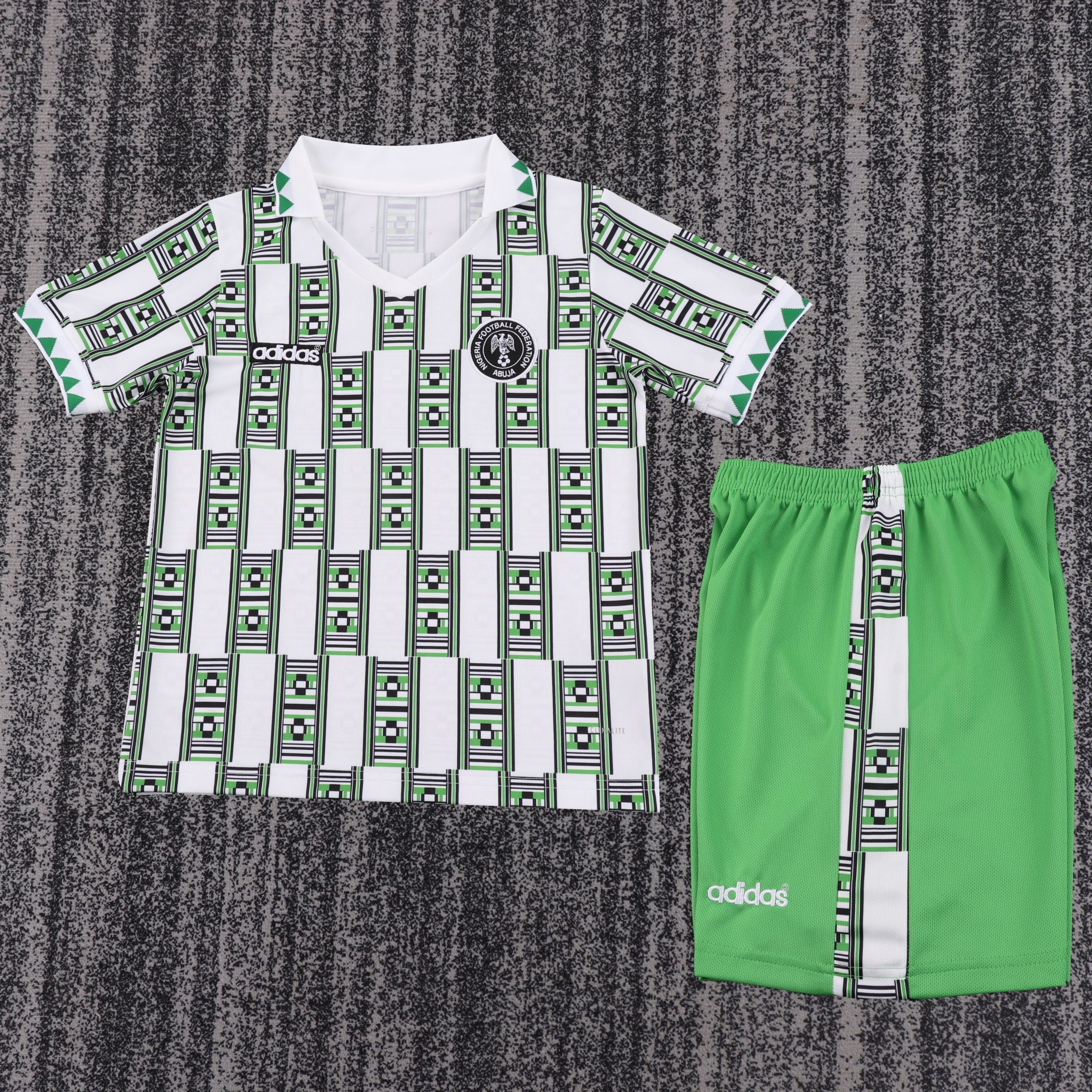Nigeria 1994 World Cup Away Kids Kit