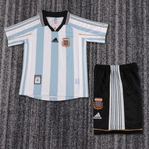 Argentina 1998 World Cup Home Kids Kit