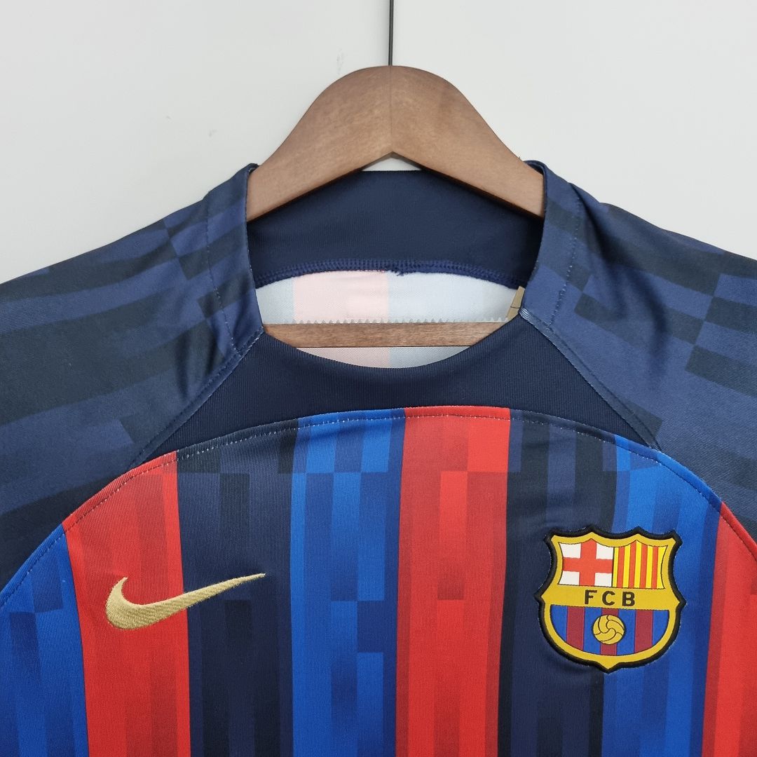Barcelona 2022/23 Home Retro Jersey (Fan Version) - Image 3