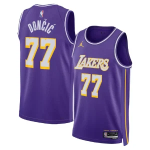 Los Angeles Lakers Luka Dončić #77 Purple Swingman Jersey - Statement Edition