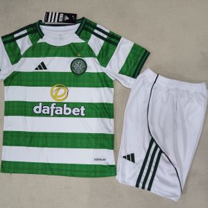 Celtic 2025/26 Home Kids Kit