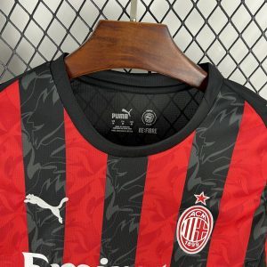 AC Milan 2025/26 Home Jersey (Long Sleeve) - Image 3