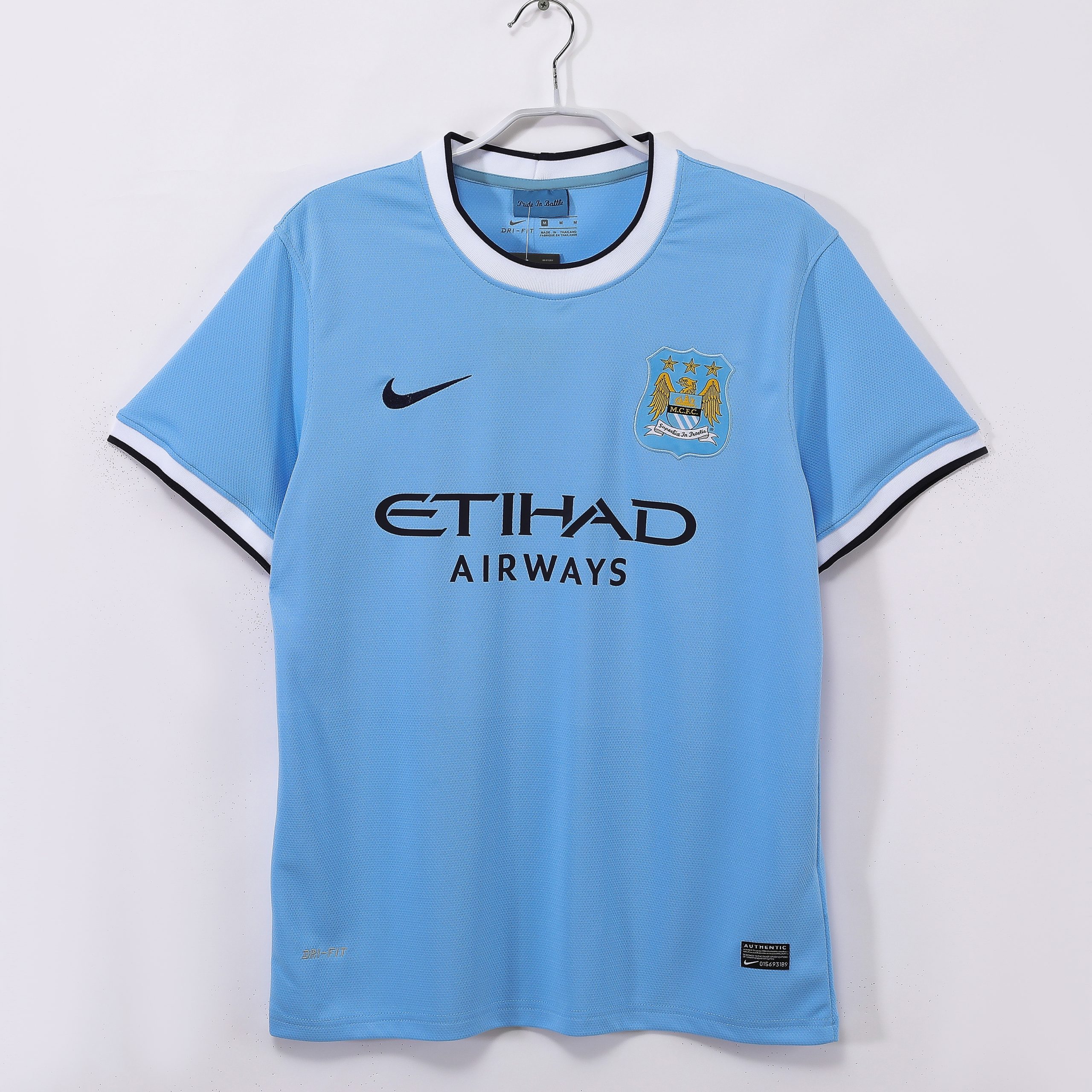 Manchester City 2013/14 Home Retro Jersey