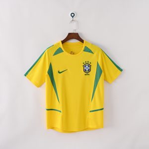 Brazil 2002 World Cup Home Retro Jersey