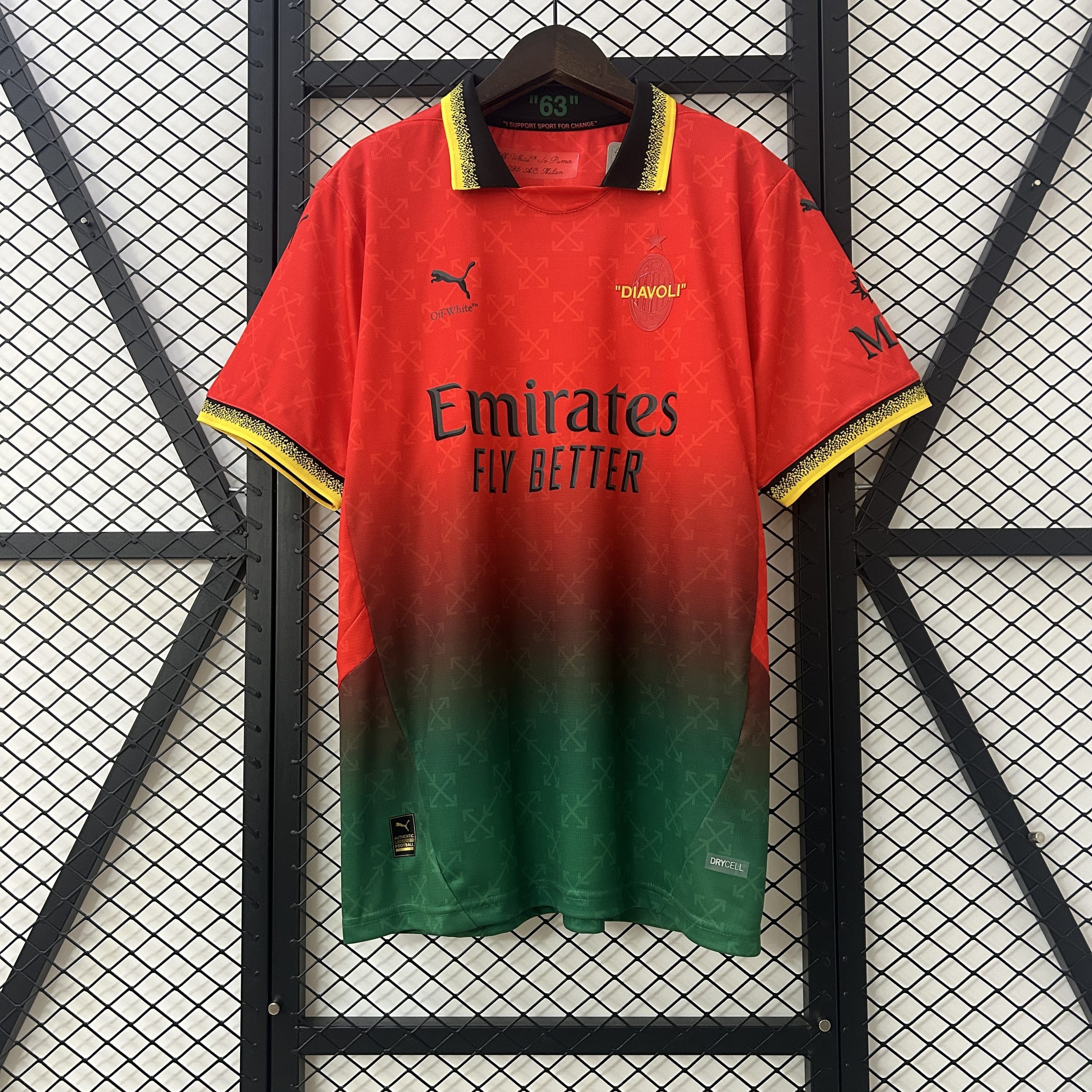 2025/26 AC Milan Red and Green Special Jersey Fan Version