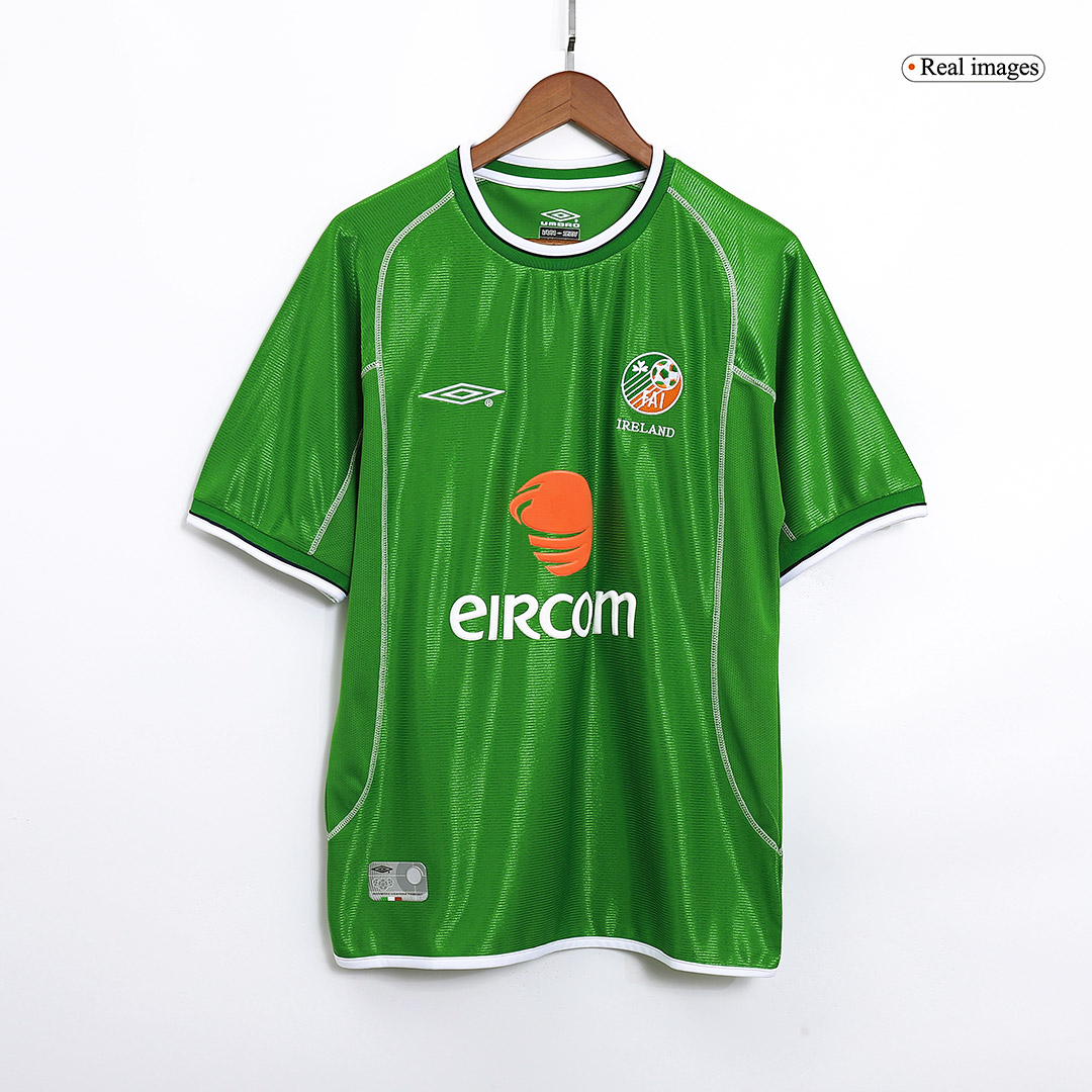 Ireland 2002 World Cup Home Retro Jersey (Fan Version)