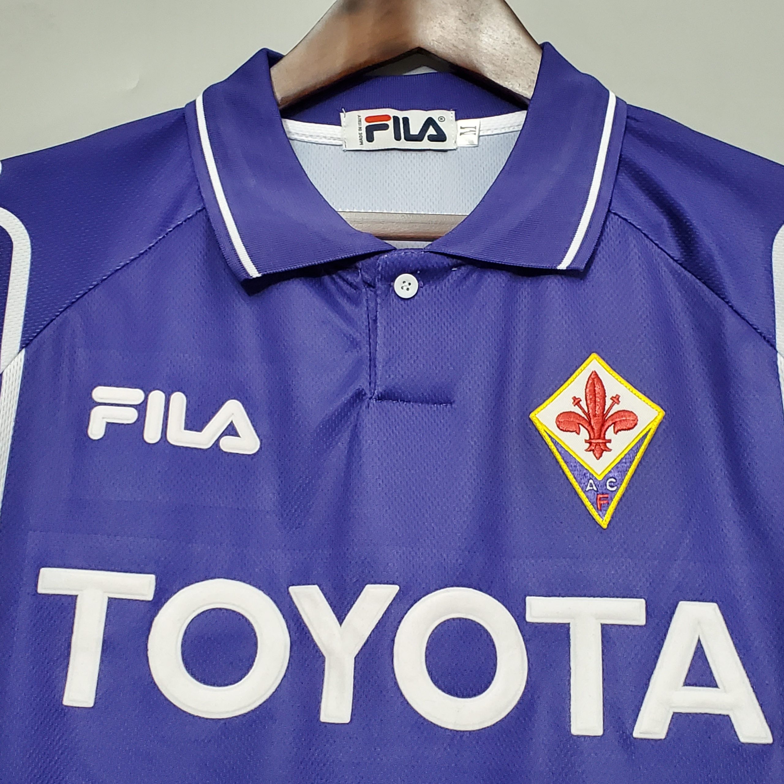 Fiorentina 1999/00 Home Retro Jersey - Image 3