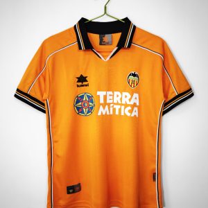 Valencia 1999/00 Away Retro Jersey (Fan Version)