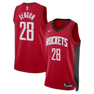 Houston Rockets Alperen Şengün #28 Red Swingman Jersey - Icon Edition
