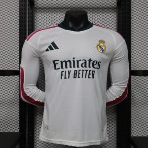 Real Madrid 2026/27 Home Jersey (Player Version, Long Sleeve)