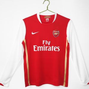 Arsenal 2006/07 Home Retro Jersey (Fan Version, Long Sleeve)