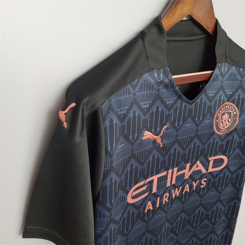 Manchester City 2020/21 Away Retro Jersey (Fan Version) - Image 3