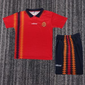 Spain 1994 World Cup Home Kids Kit